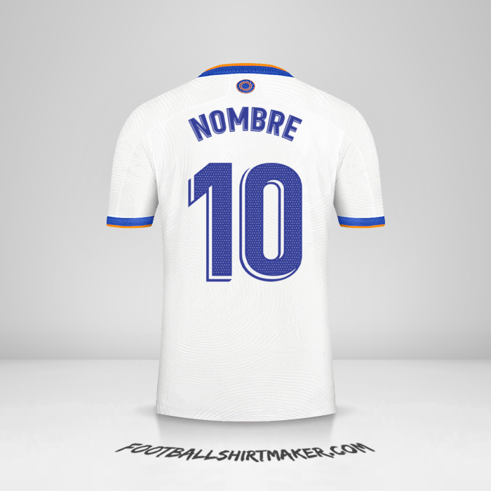 Jersey Real Madrid CF 2021/2022 -  nombre - 10