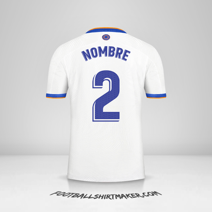 Jersey Real Madrid CF 2021/2022 -  nombre - 2