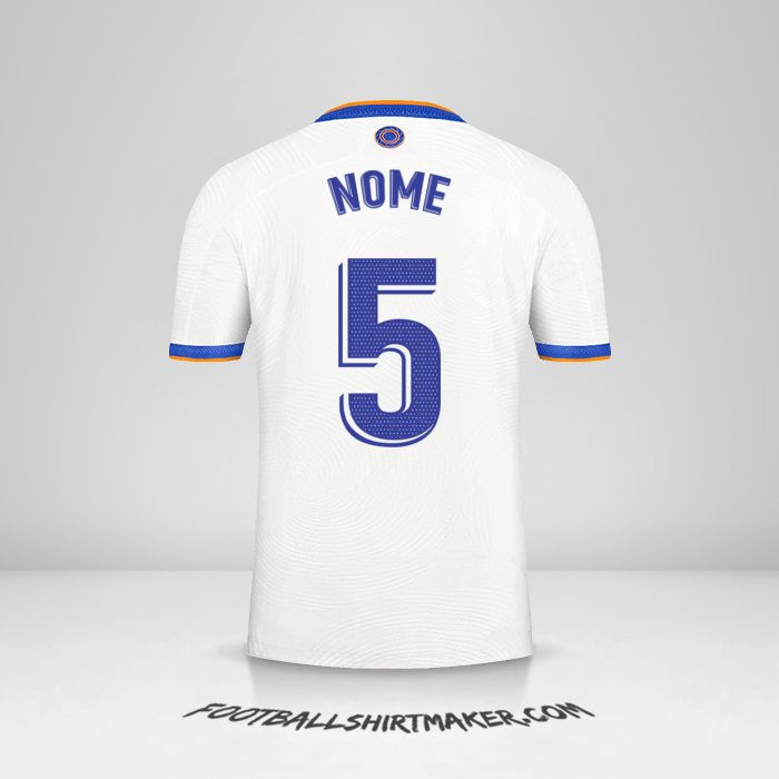 Camisa Real Madrid CF 2021/2022 -  nome - 5