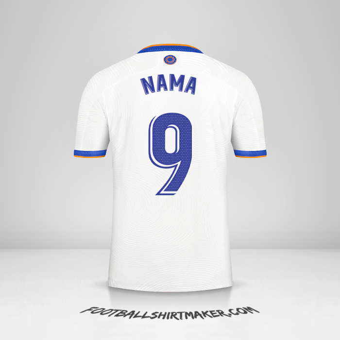 Jersey Real Madrid CF 2021/2022 -  nama - 9