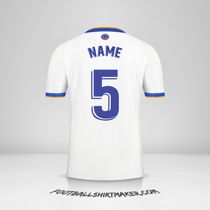 Jersey Real Madrid CF 2021/2022 -  name - 5