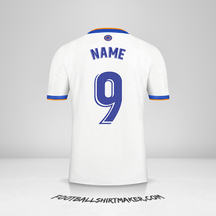 Jersey Real Madrid CF 2021/2022 -  name - 9