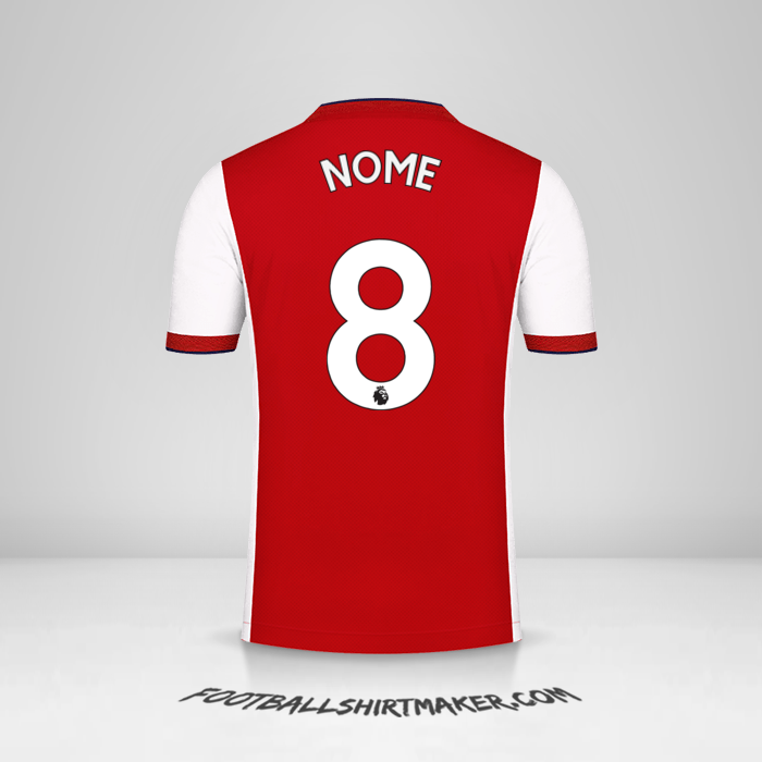 Maglia Arsenal 2021/2022 -  nome - 8