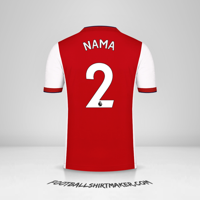 Jersey Arsenal 2021/2022 -  nama - 2
