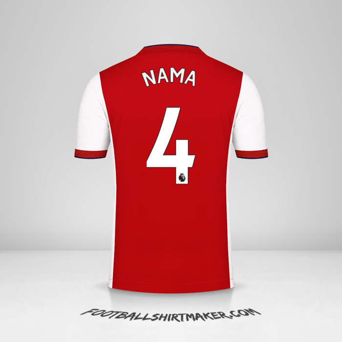 Jersey Arsenal 2021/2022 -  nama - 4