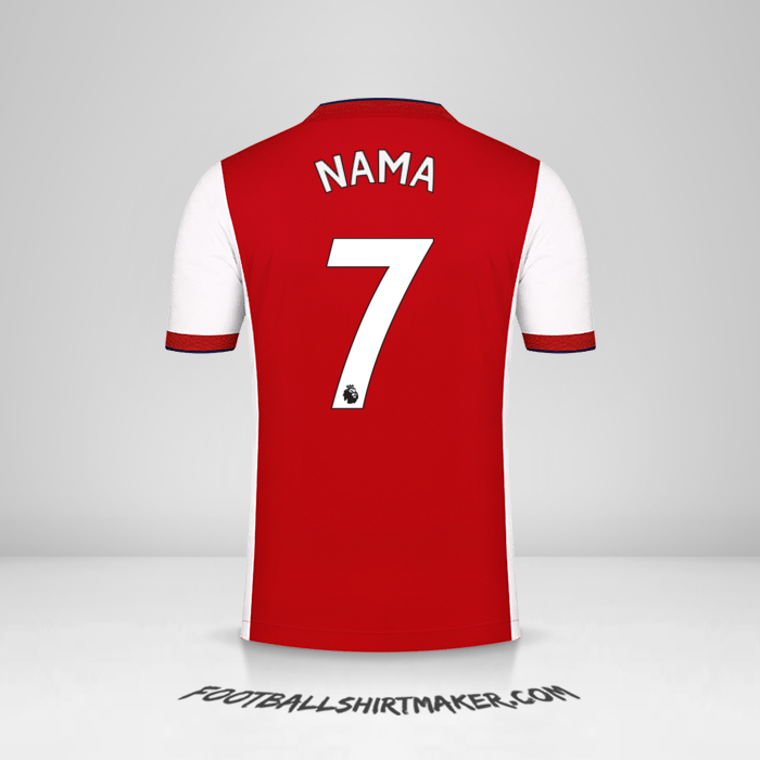 Jersey Arsenal 2021/2022 -  nama - 7