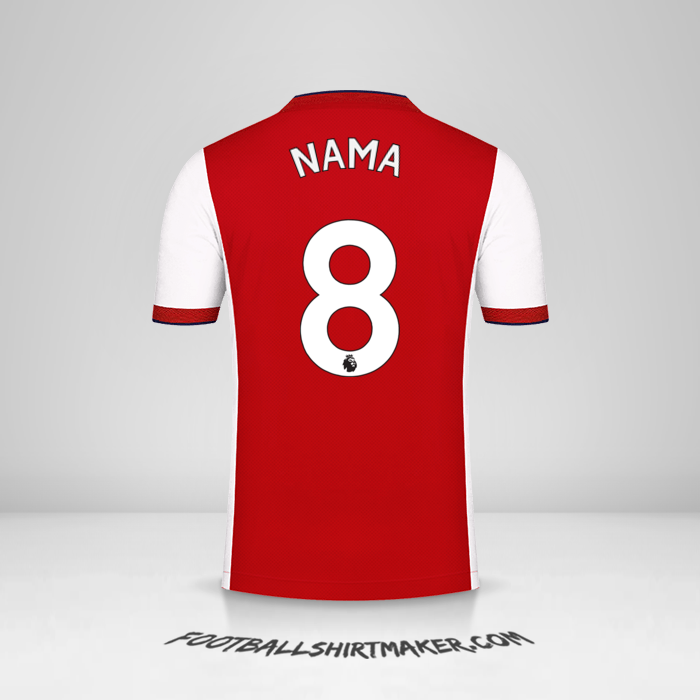Jersey Arsenal 2021/2022 -  nama - 8