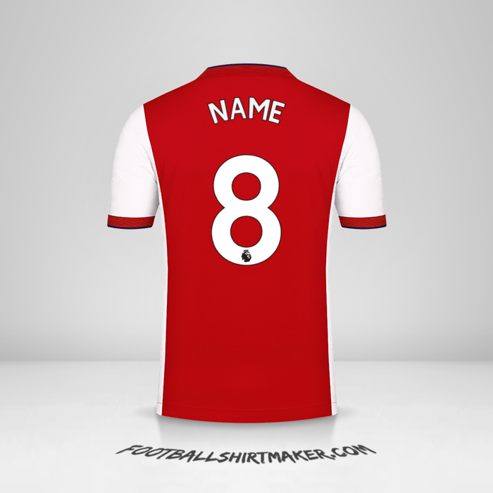 Trikot Arsenal 2021/2022 -  name - 8