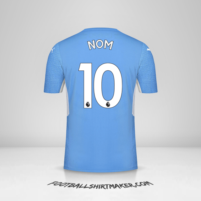 Maillot Manchester City 2021/2022 -  nom - 10