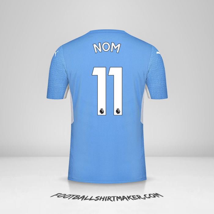 Maillot Manchester City 2021/2022 -  nom - 11
