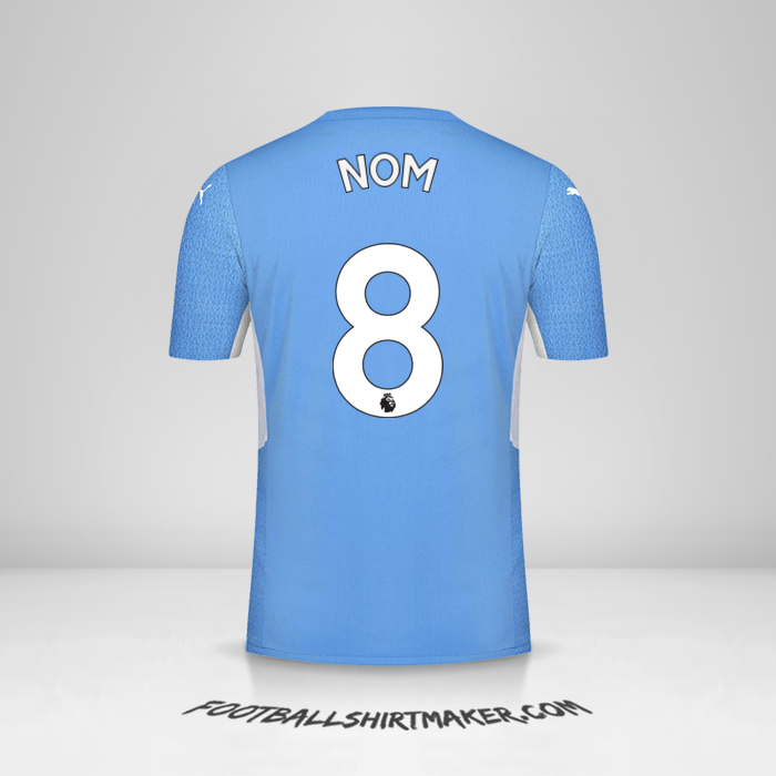 Maillot Manchester City 2021/2022 -  nom - 8