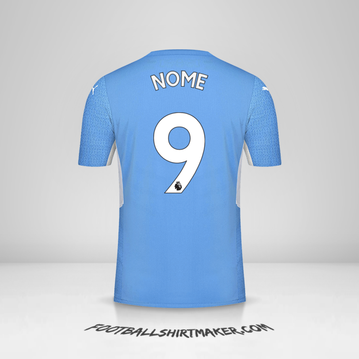 Maglia Manchester City 2021/2022 -  nome - 9