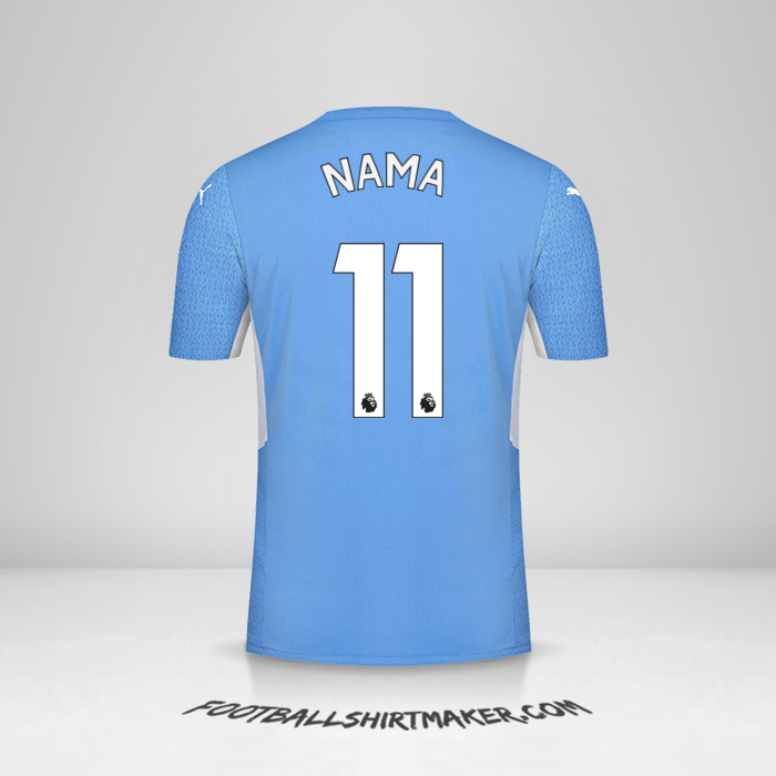 Jersey Manchester City 2021/2022 -  nama - 11