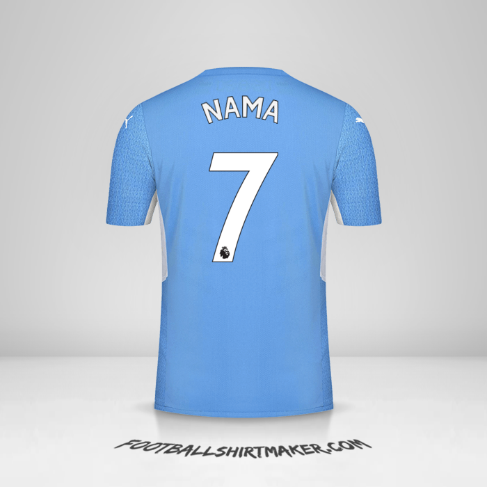 Jersey Manchester City 2021/2022 -  nama - 7