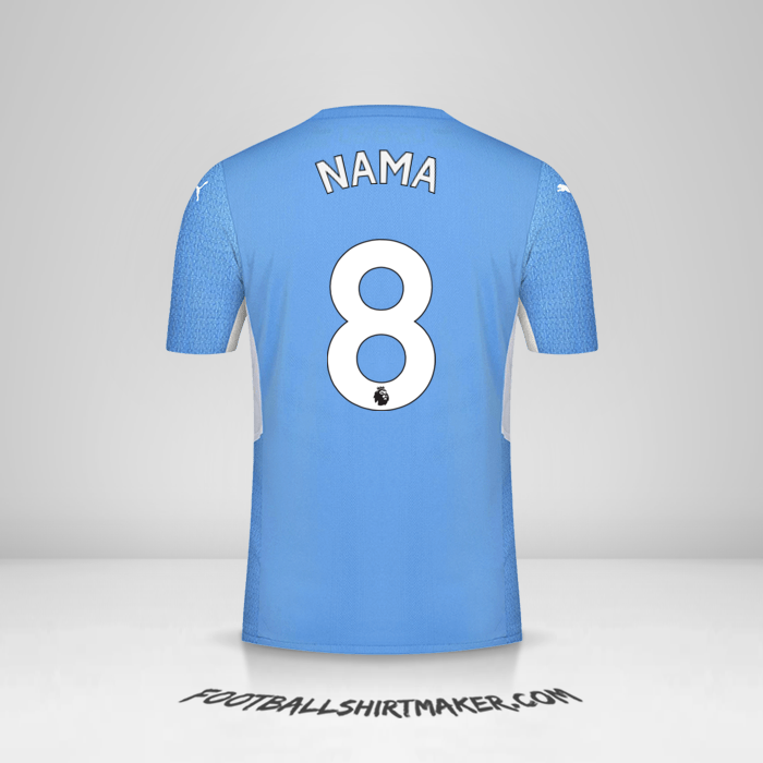 Jersey Manchester City 2021/2022 -  nama - 8