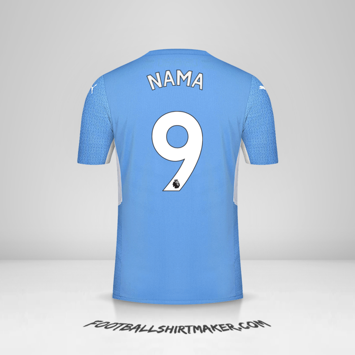 Jersey Manchester City 2021/2022 -  nama - 9