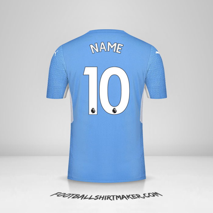 Trikot Manchester City 2021/2022 -  name - 10