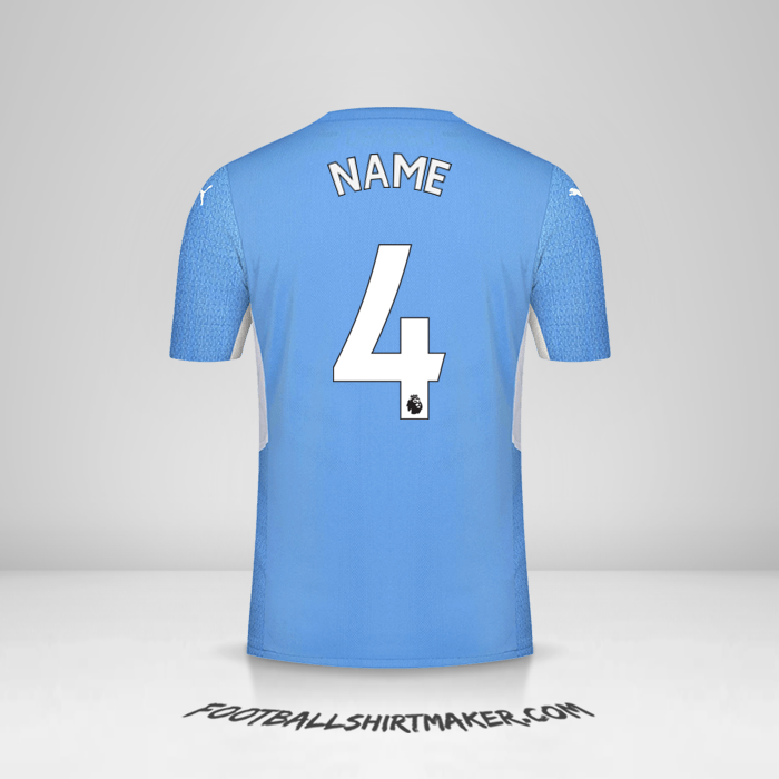 Jersey Manchester City 2021/2022 -  name - 4