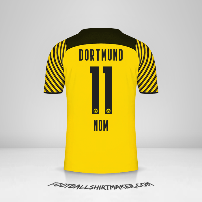 Maillot Borussia Dortmund 2021/2022 -  nom - 11