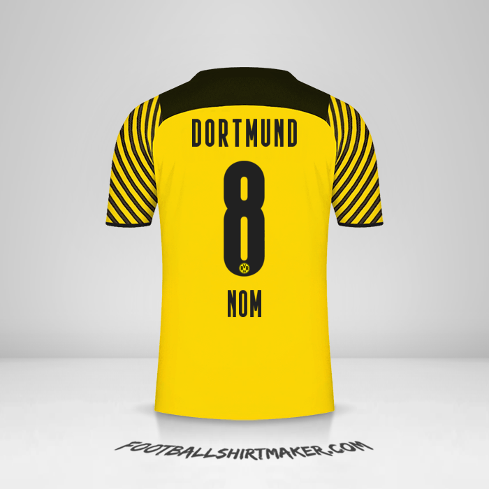 Maillot Borussia Dortmund 2021/2022 -  nom - 8