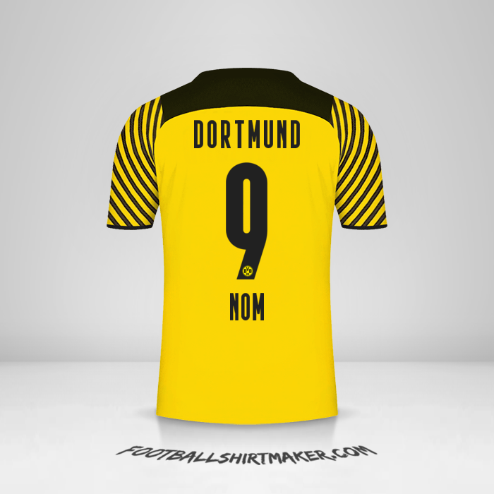 Maillot Borussia Dortmund 2021/2022 -  nom - 9