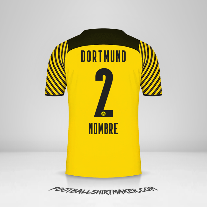 Camiseta Borussia Dortmund 2021/2022 -  nombre - 2
