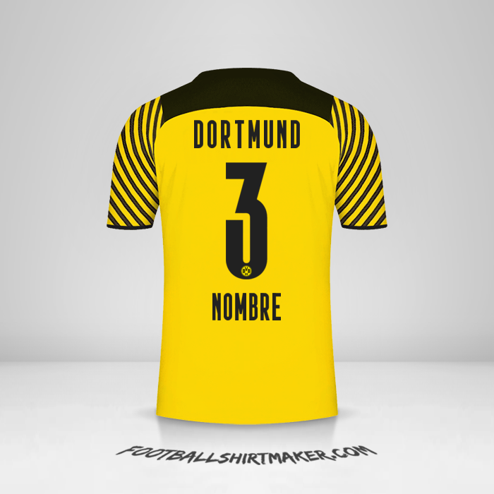 Camiseta Borussia Dortmund 2021/2022 -  nombre - 3
