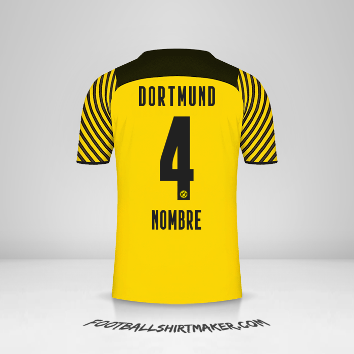 Camiseta Borussia Dortmund 2021/2022 -  nombre - 4