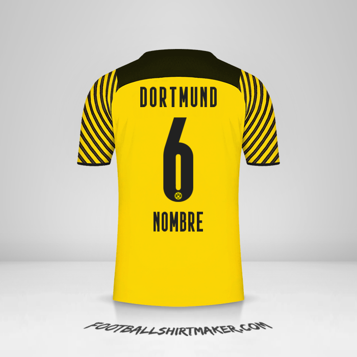 Camiseta Borussia Dortmund 2021/2022 -  nombre - 6