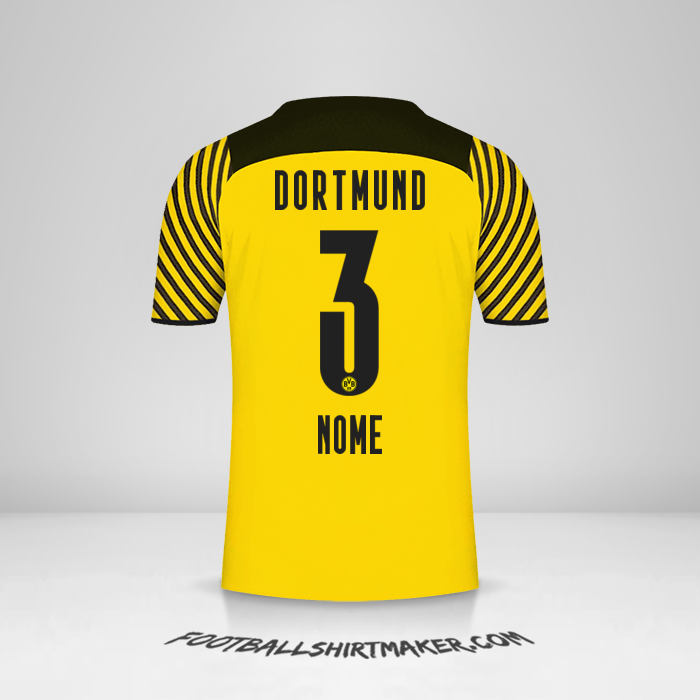 Maglia Borussia Dortmund 2021/2022 -  nome - 3
