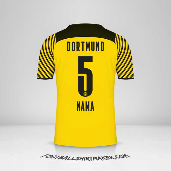 Jersey Borussia Dortmund 2021/2022 -  nama - 5
