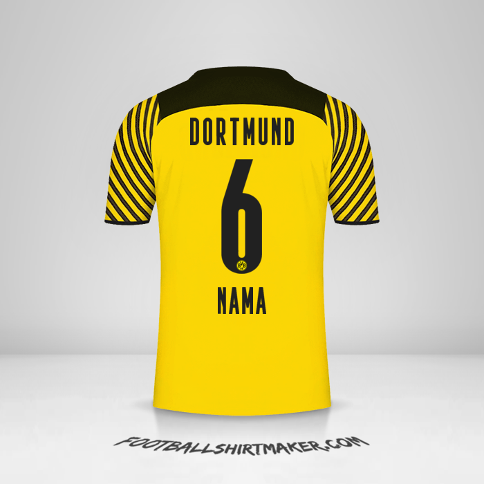 Jersey Borussia Dortmund 2021/2022 -  nama - 6