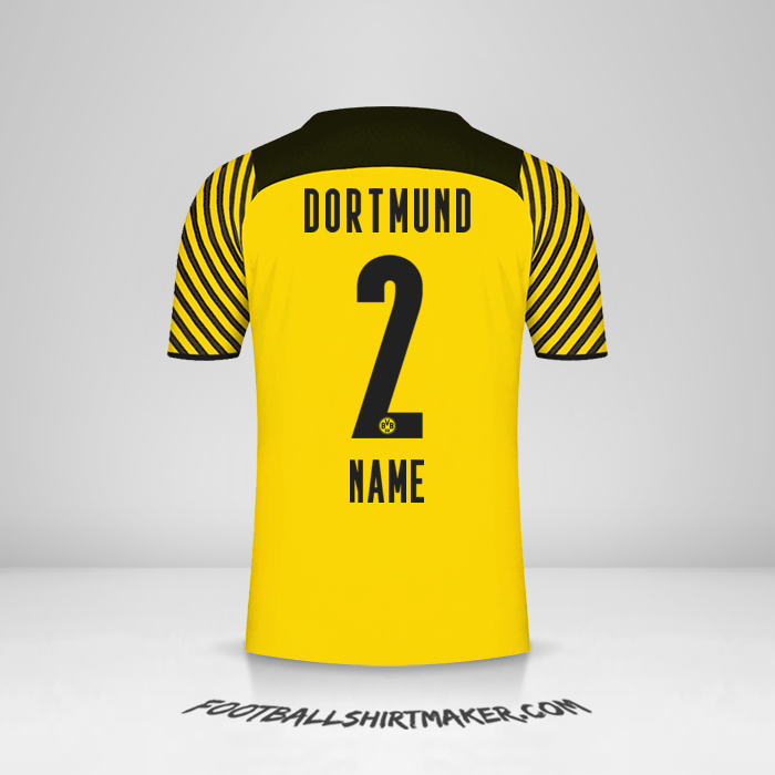 Trikot Borussia Dortmund 2021/2022 -  name - 2