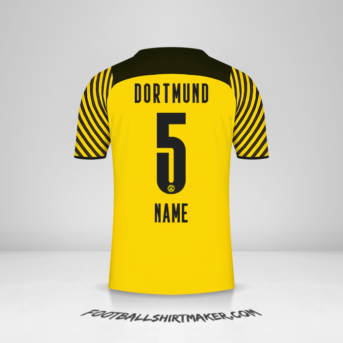 Jersey Borussia Dortmund 2021/2022 -  name - 5