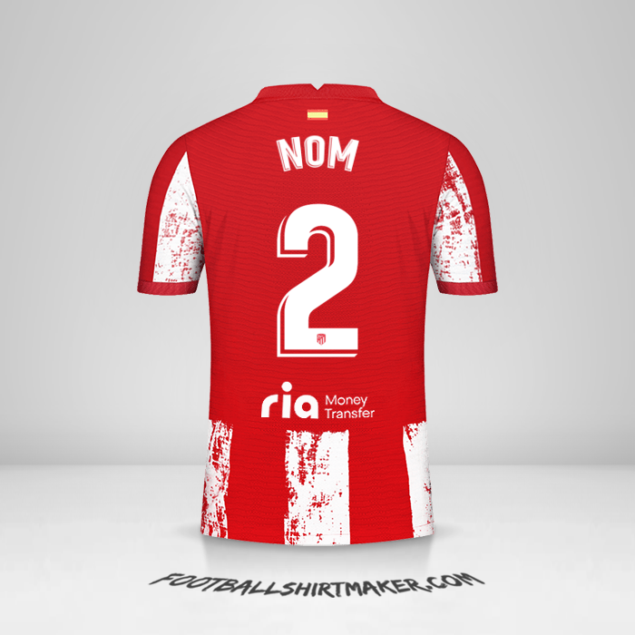 Maillot Atletico Madrid 2021/2022 -  nom - 2