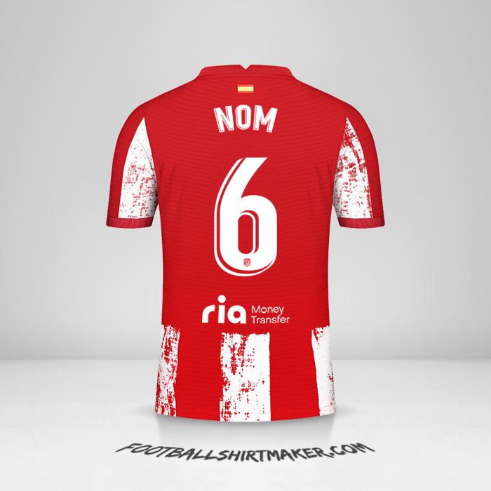 Maillot Atletico Madrid 2021/2022 -  nom - 6
