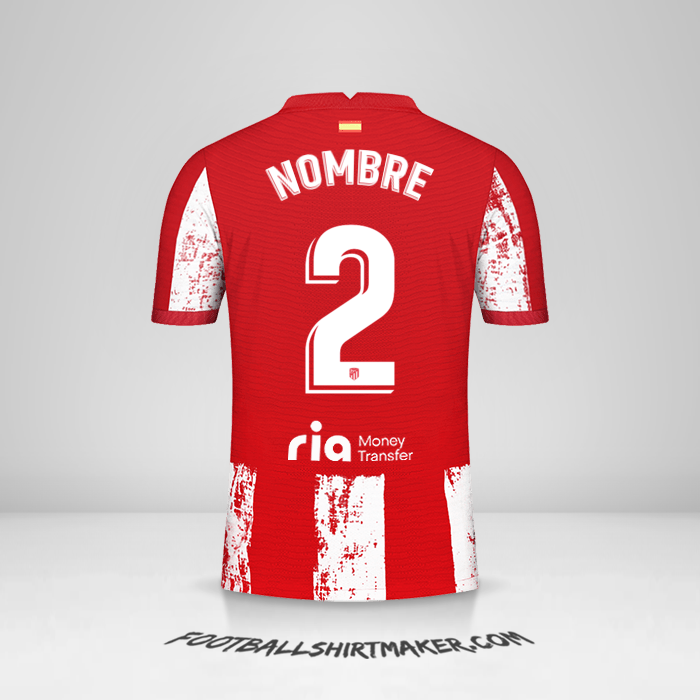 Camiseta Atletico Madrid 2021/2022 -  nombre - 2