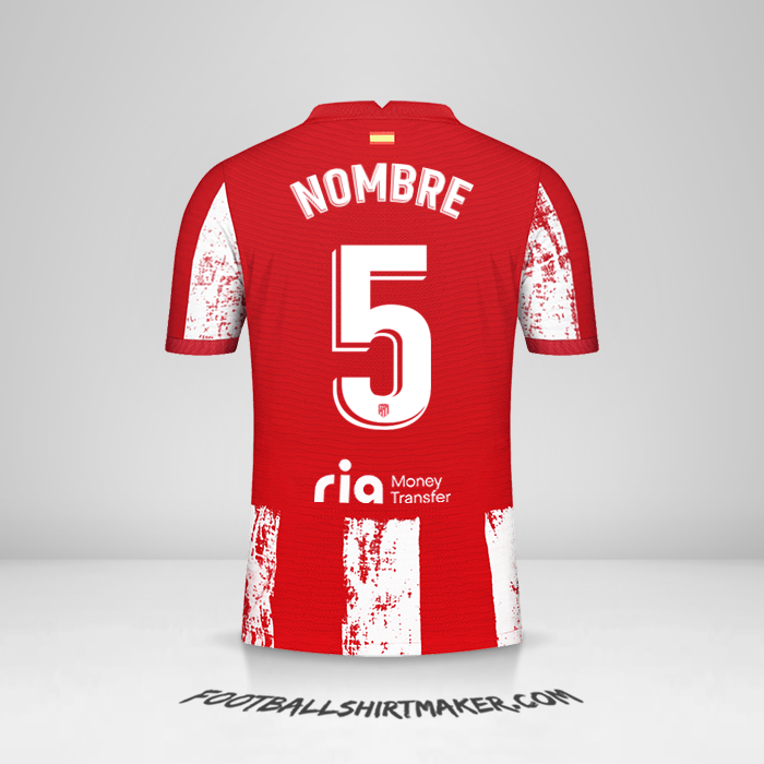 Camiseta Atletico Madrid 2021/2022 -  nombre - 5