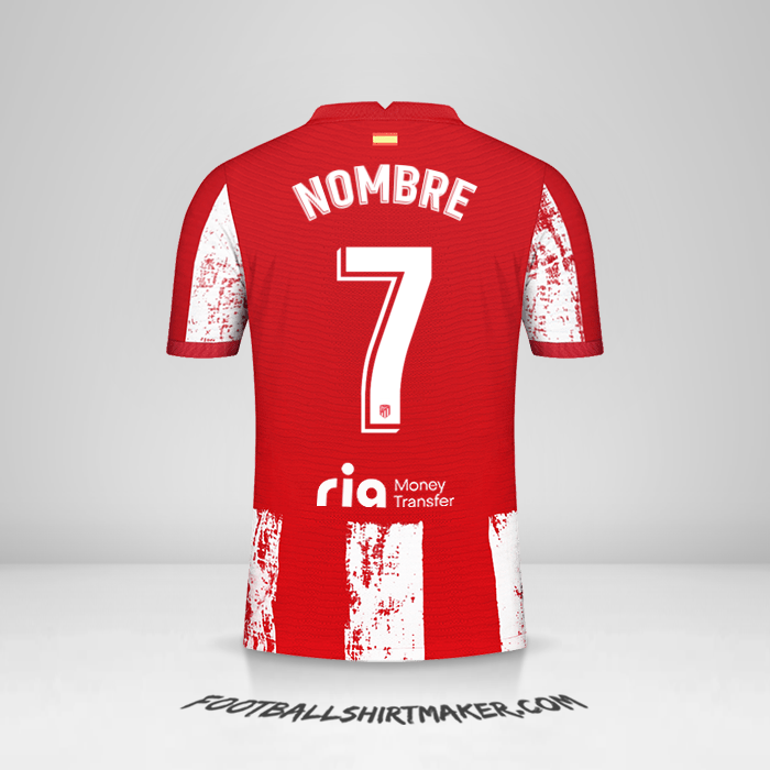 Jersey Atletico Madrid 2021/2022 -  nombre - 7