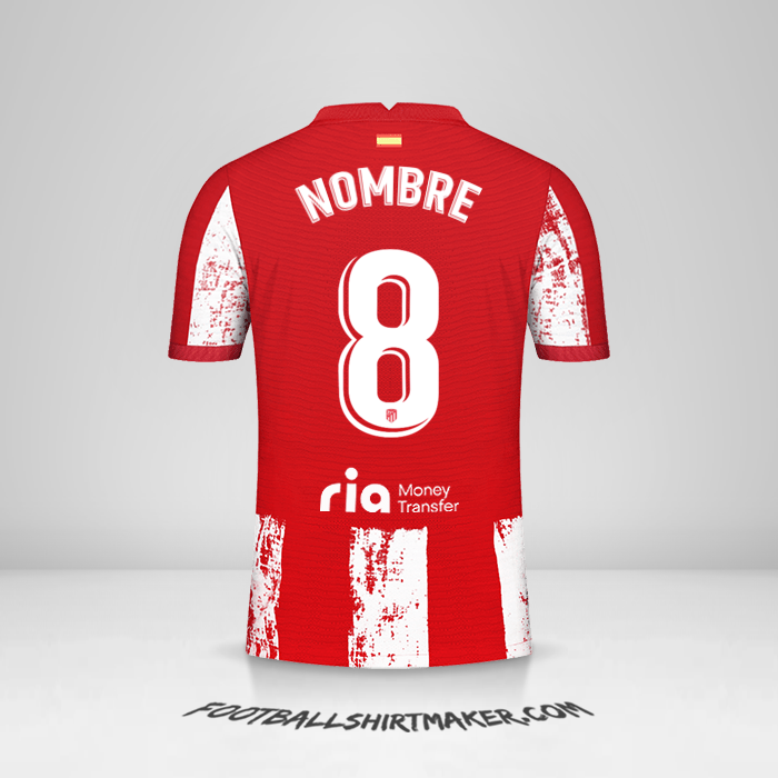 Jersey Atletico Madrid 2021/2022 -  nombre - 8