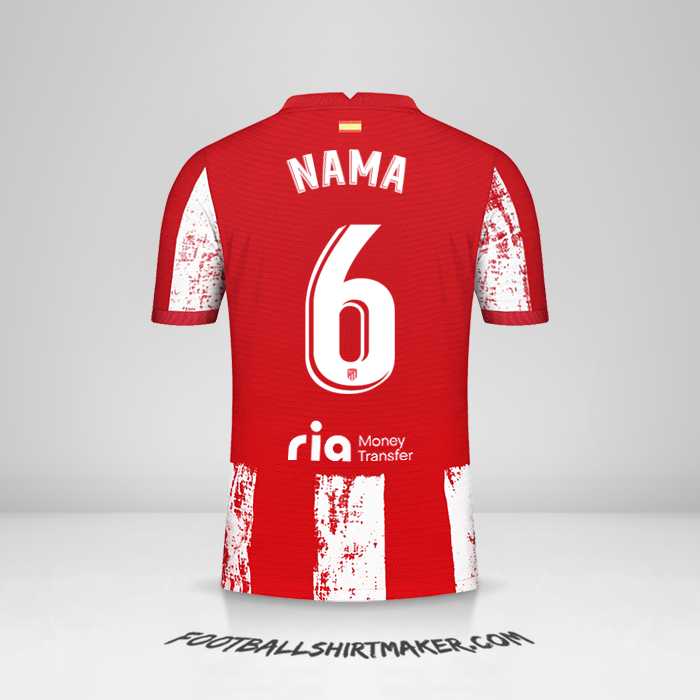 Jersey Atletico Madrid 2021/2022 -  nama - 6