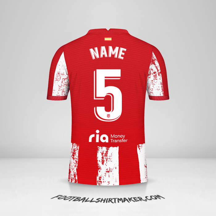 Jersey Atletico Madrid 2021/2022 -  name - 5