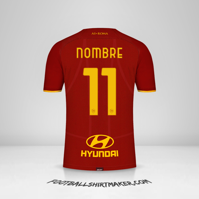 Camiseta AS Roma 2021/2022 -  nombre - 11