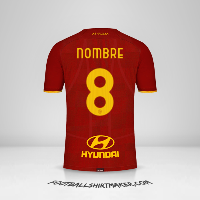 Jersey AS Roma 2021/2022 -  nombre - 8
