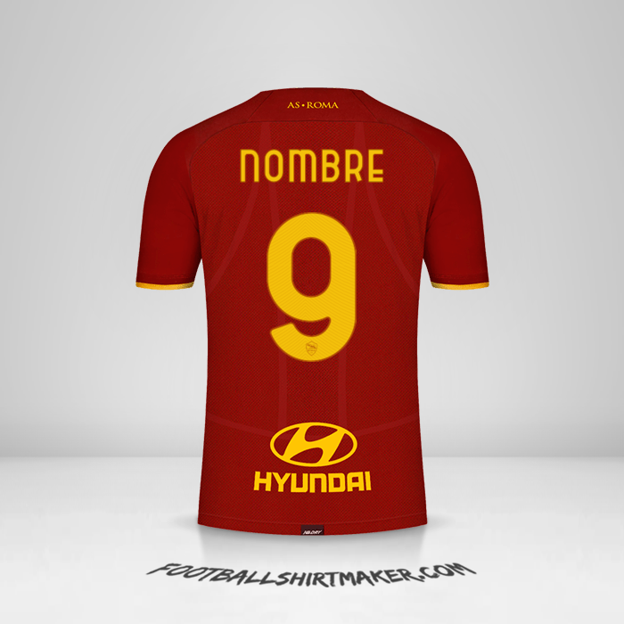 Jersey AS Roma 2021/2022 -  nombre - 9