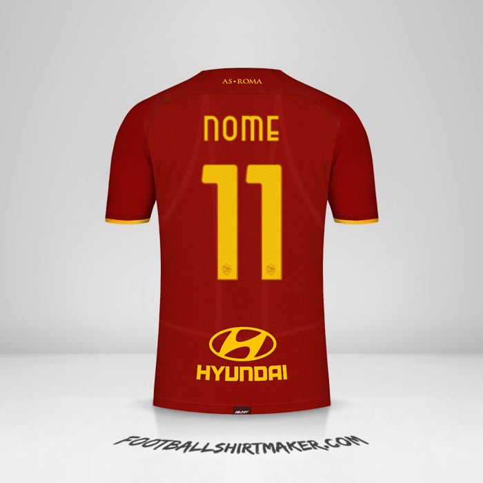 Camisa AS Roma 2021/2022 -  nome - 11