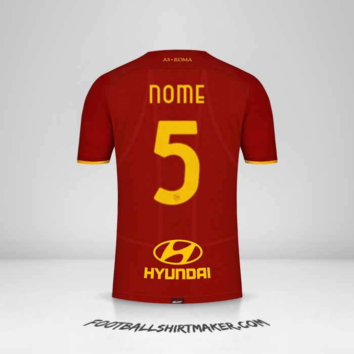 Maglia AS Roma 2021/2022 -  nome - 5