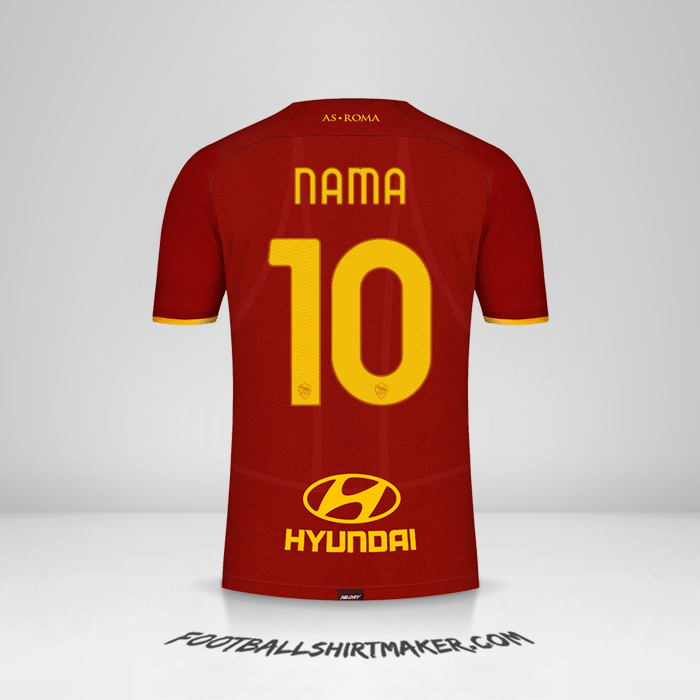 Jersey AS Roma 2021/2022 -  nama - 10