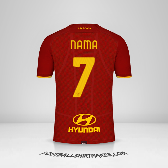 Jersey AS Roma 2021/2022 -  nama - 7