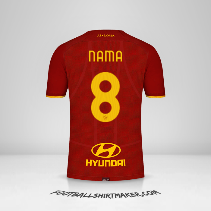 Jersey AS Roma 2021/2022 -  nama - 8